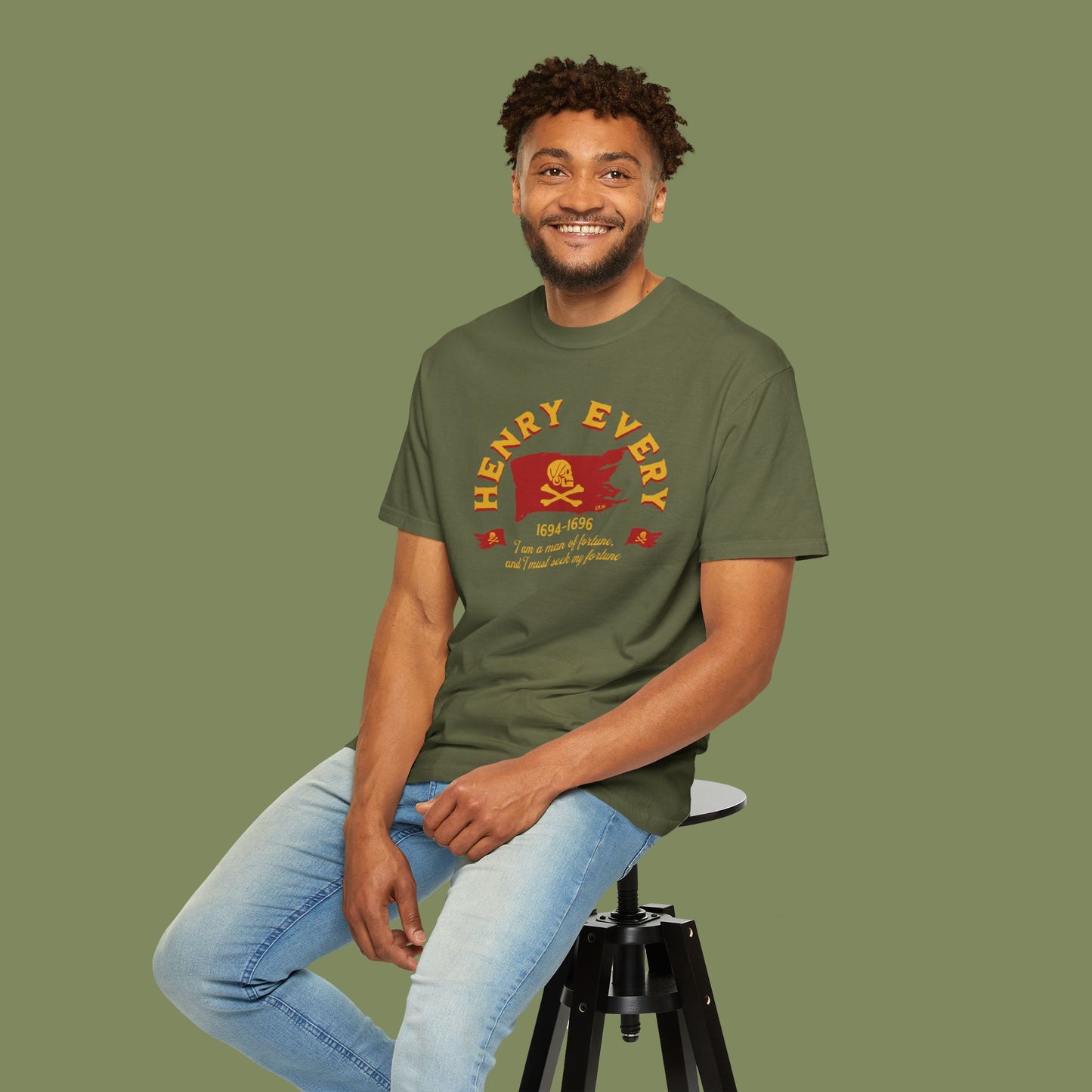 Henry Every Pirate T-shirt by Vint Hill Designs