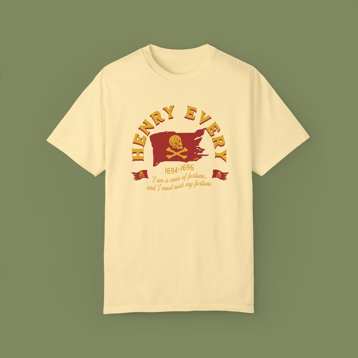 Henry Every Pirate T-shirt by Vint Hill Designs