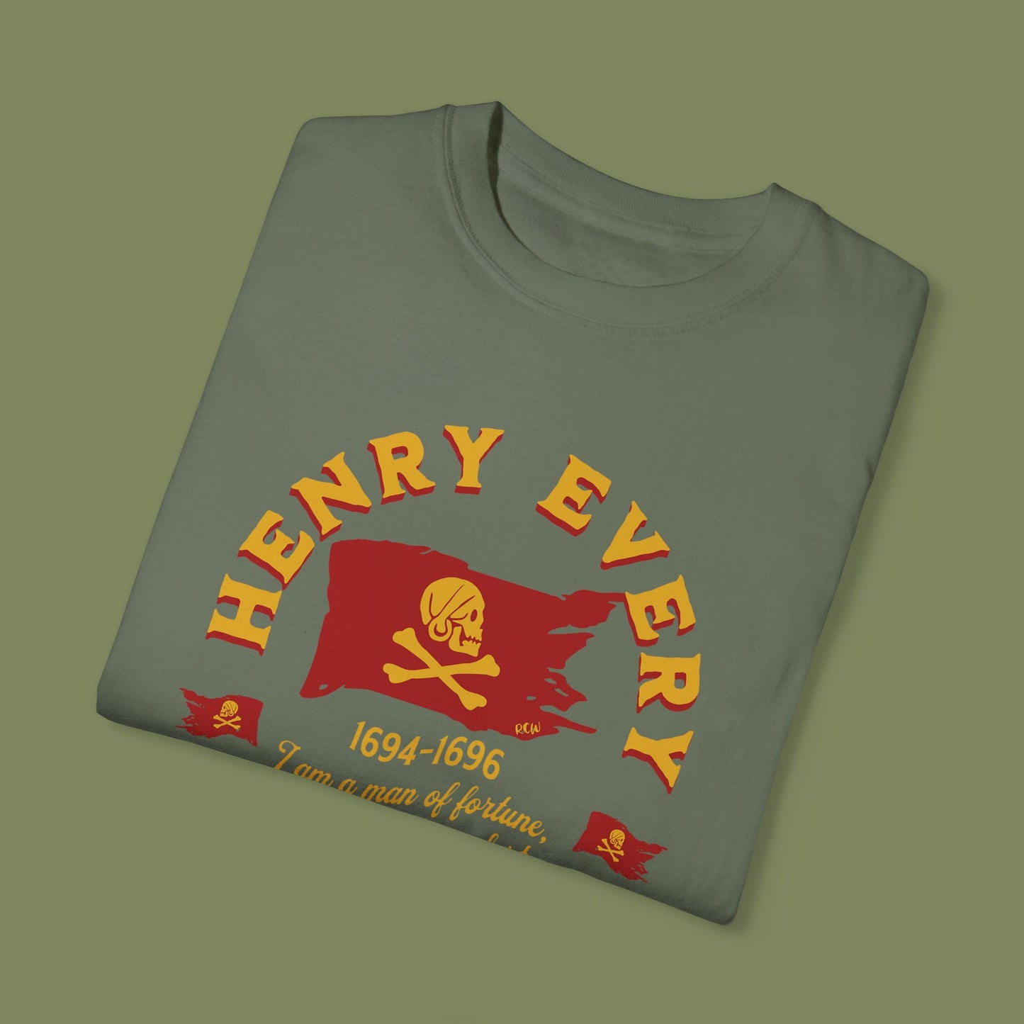 Henry Every Pirate T-shirt by Vint Hill Designs