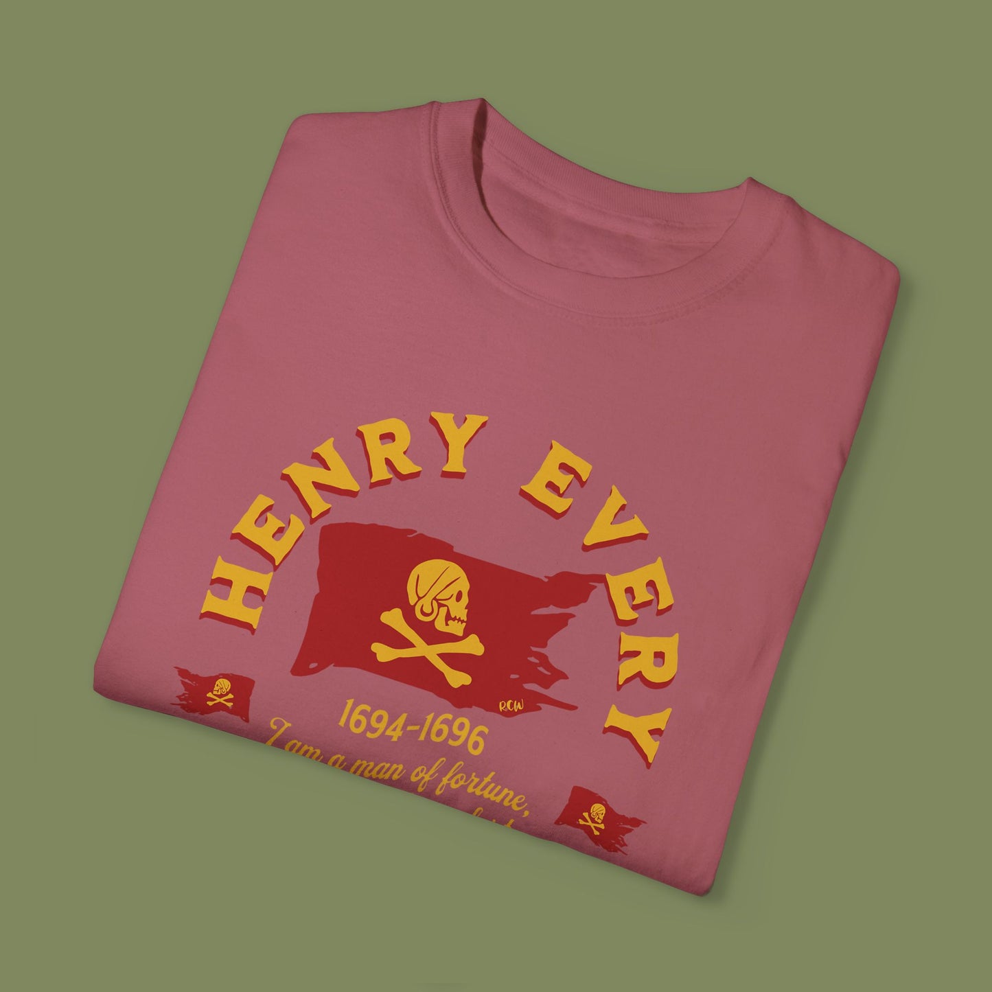 Henry Every Pirate T-shirt by Vint Hill Designs
