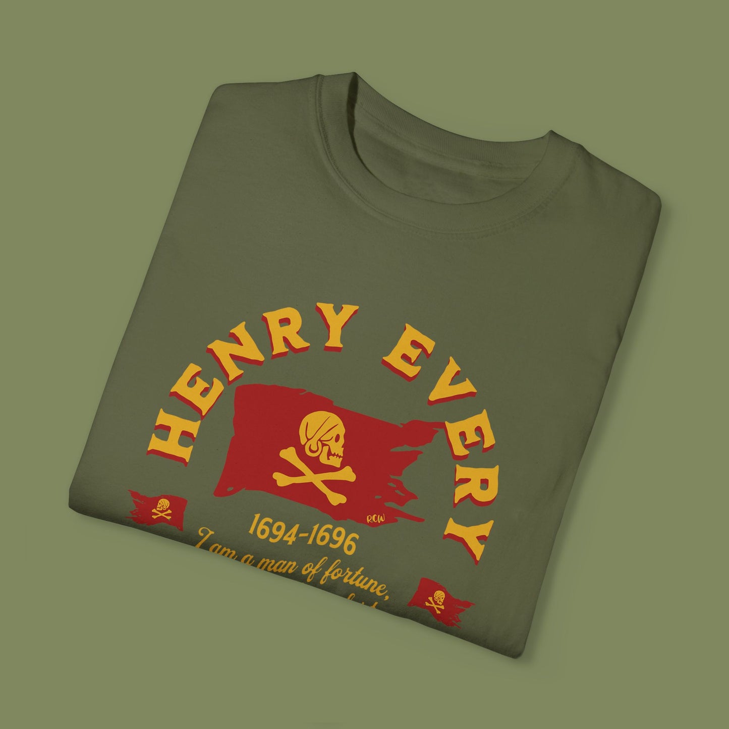 Henry Every Pirate T-shirt by Vint Hill Designs