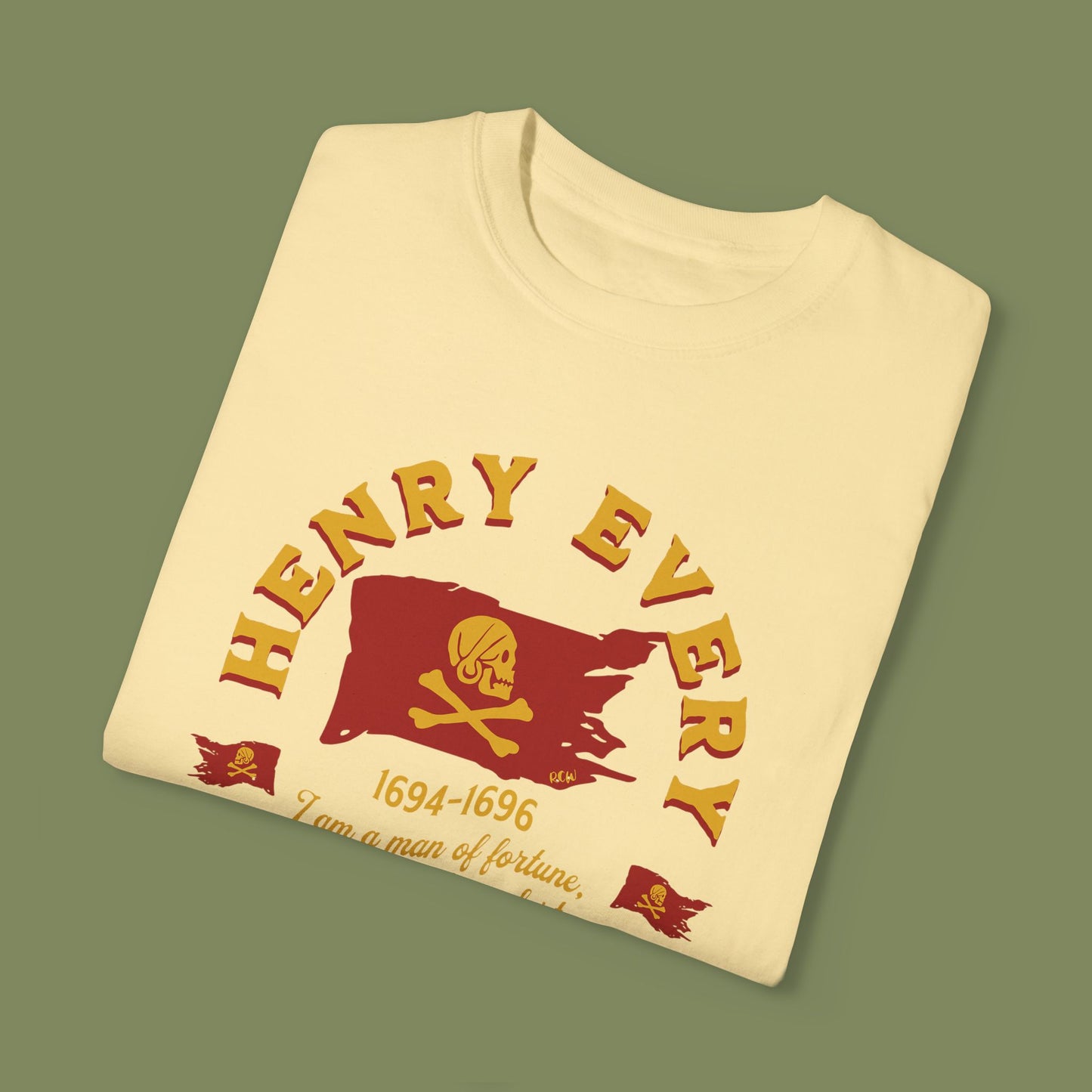 Henry Every Pirate T-shirt by Vint Hill Designs