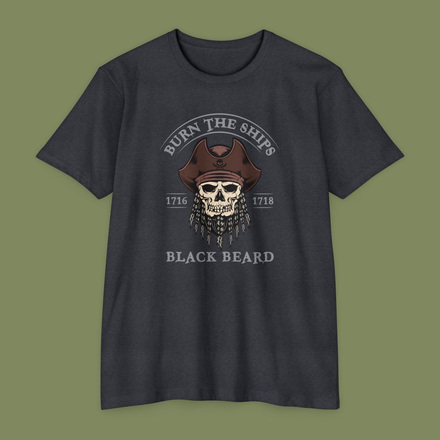 Blackbeard Burn The Ships T-shirt