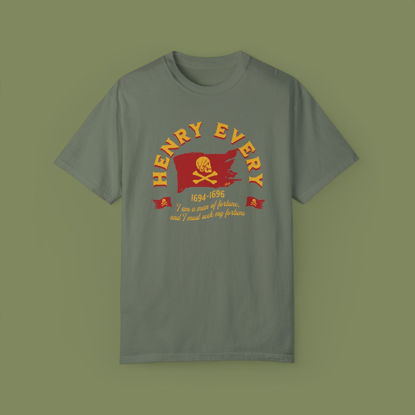 Henry Every Pirate T-shirt by Vint Hill Designs