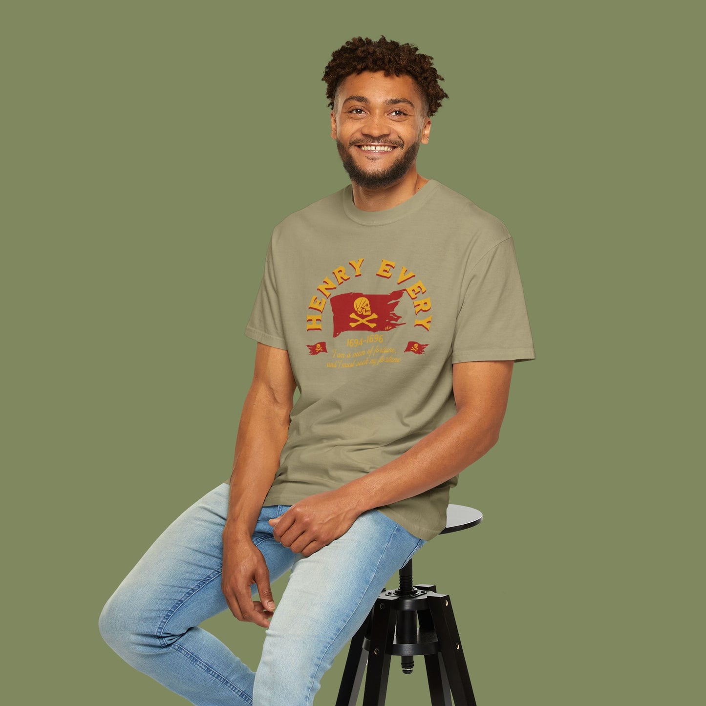 Henry Every Pirate T-shirt by Vint Hill Designs