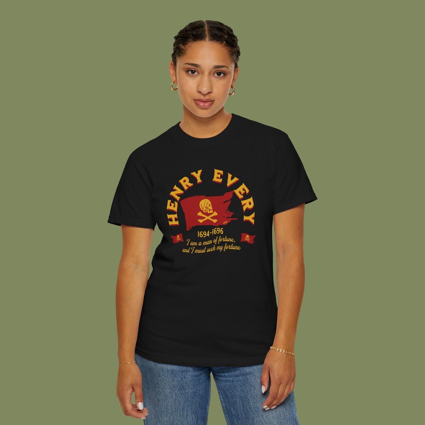 Henry Every Pirate T-shirt by Vint Hill Designs