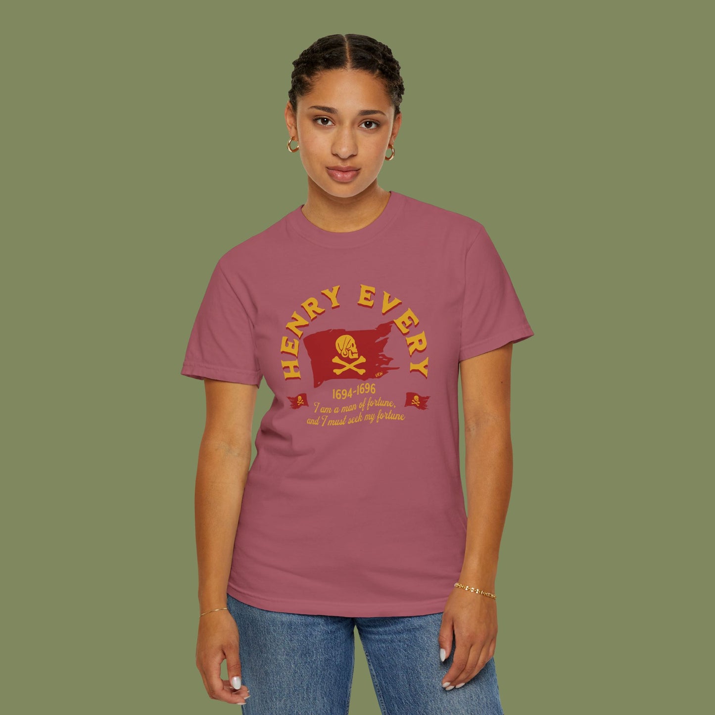 Henry Every Pirate T-shirt by Vint Hill Designs