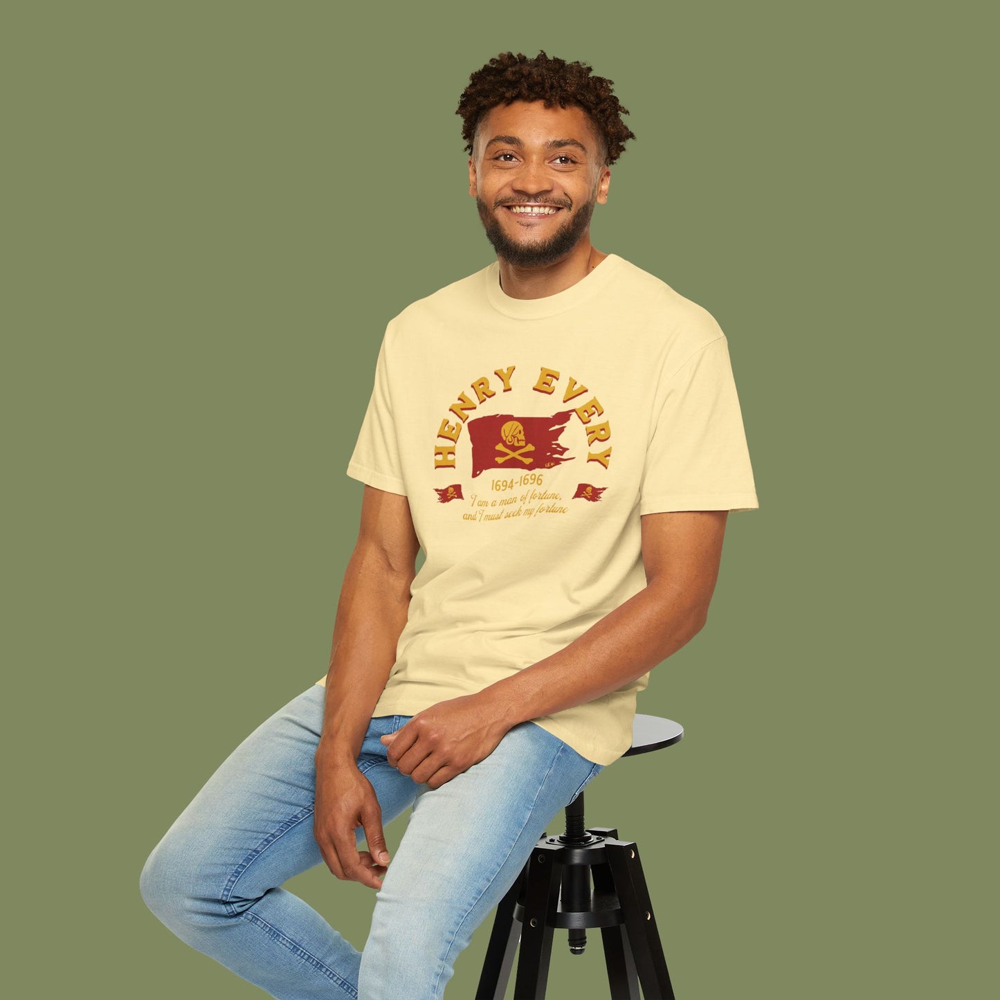 Henry Every Pirate T-shirt by Vint Hill Designs