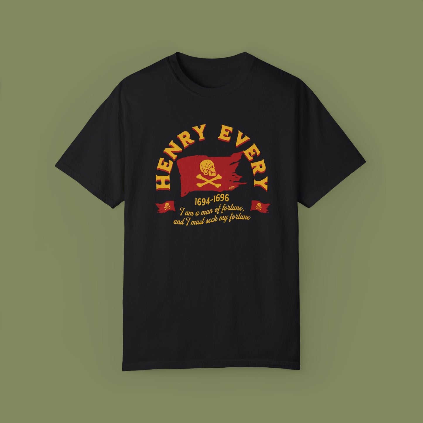 Henry Every Pirate T-shirt by Vint Hill Designs