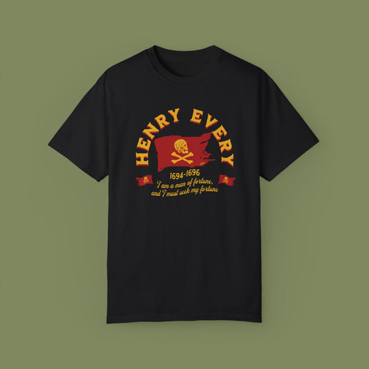 Henry Every Pirate T-shirt by Vint Hill Designs