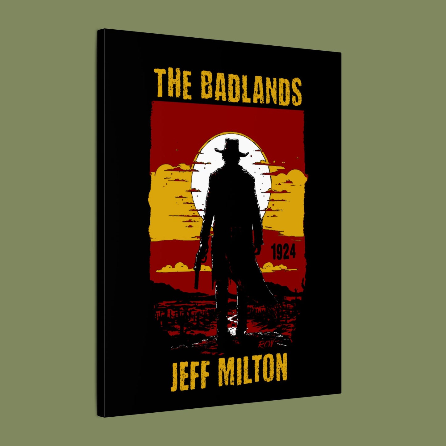 Jeff Milton "The Badlands" Canvas Art