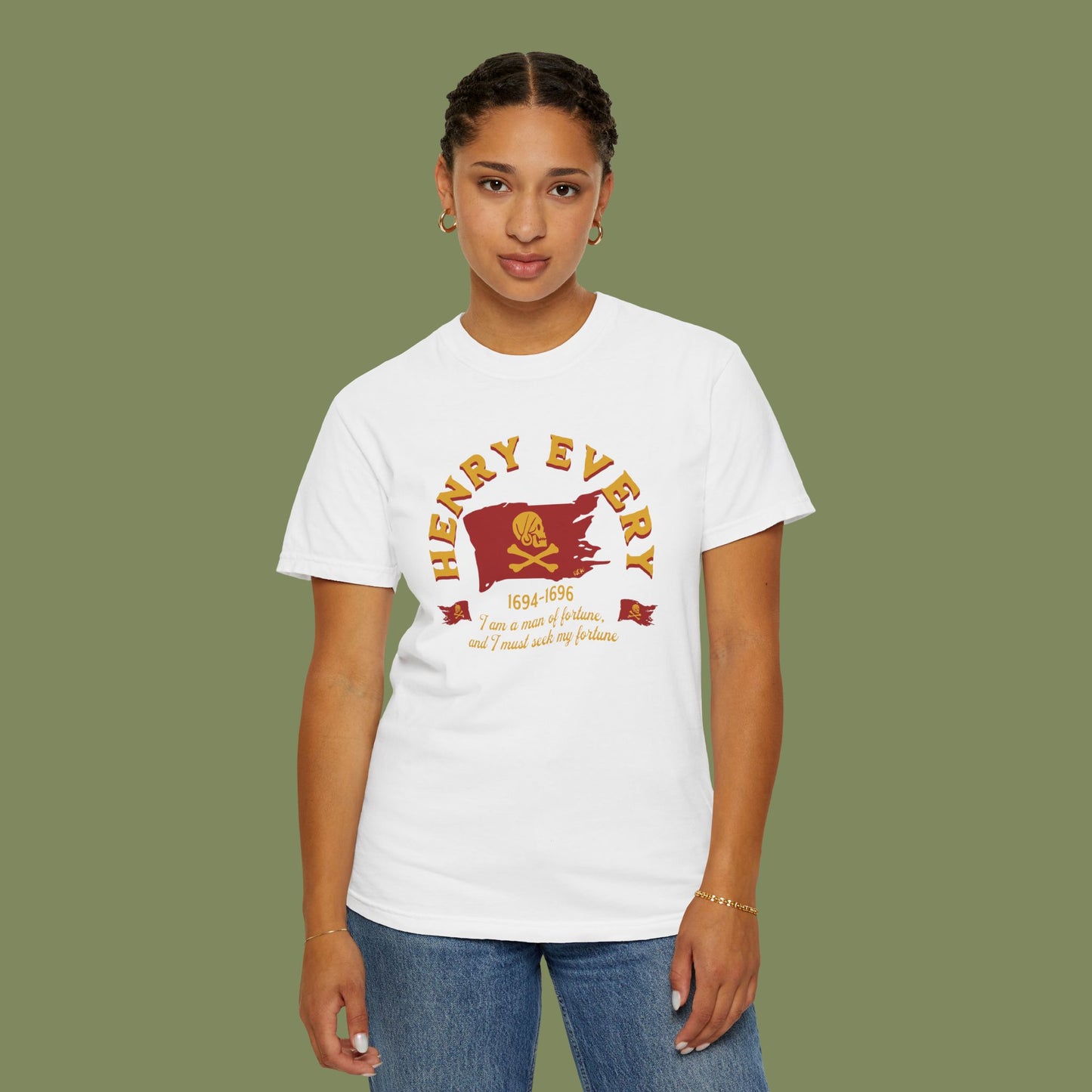 Henry Every Pirate T-shirt by Vint Hill Designs