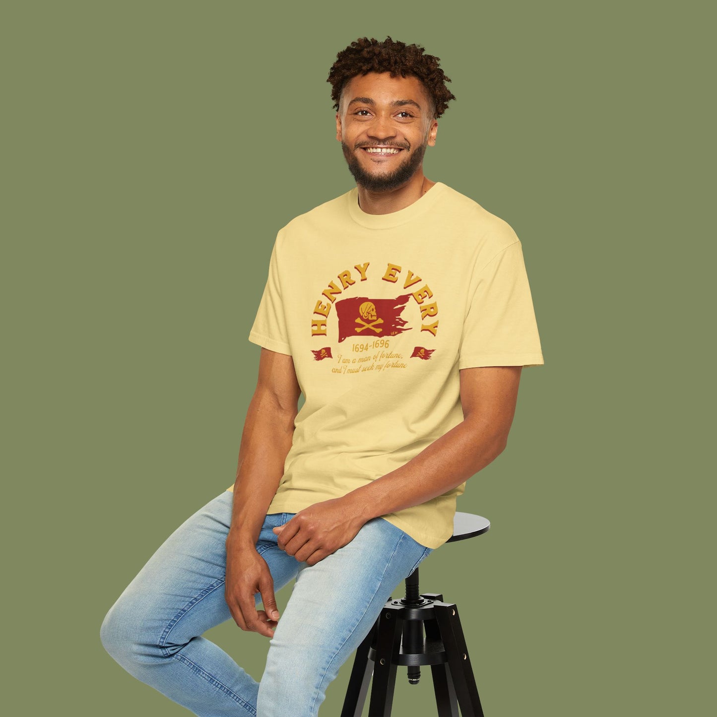 Henry Every Pirate T-shirt by Vint Hill Designs