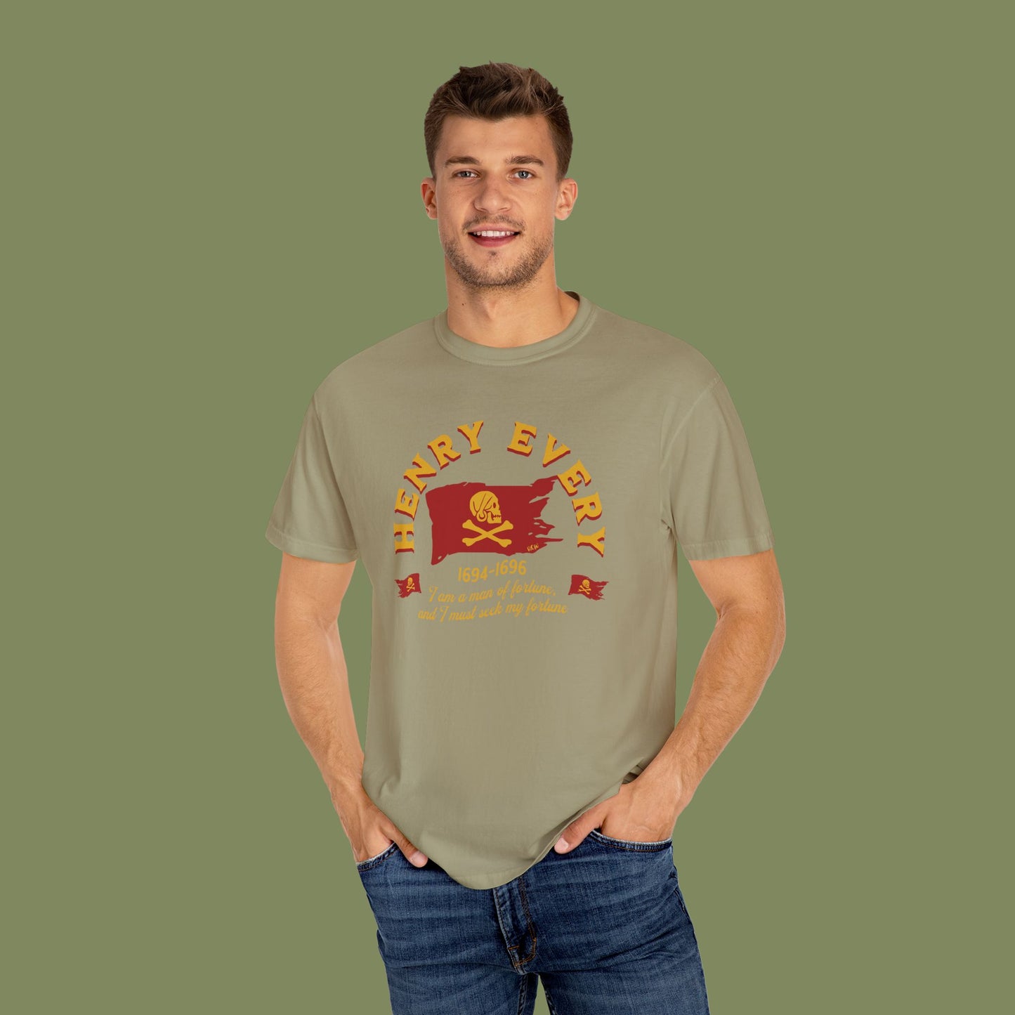 Henry Every Pirate T-shirt by Vint Hill Designs