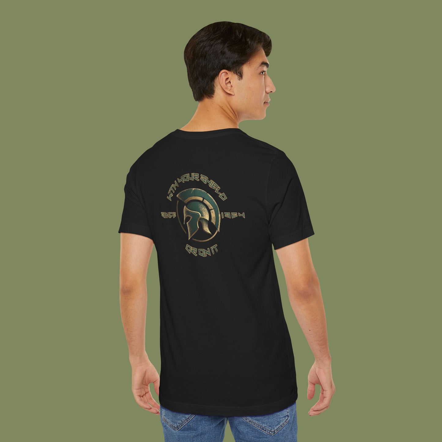 Spartan T-Shirt Border Patrol Tee 'With Your Shield Or On It'