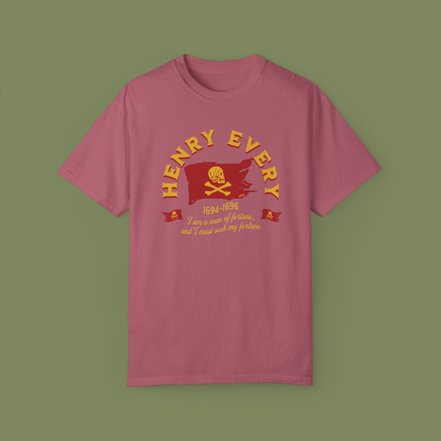 Henry Every Pirate T-shirt by Vint Hill Designs