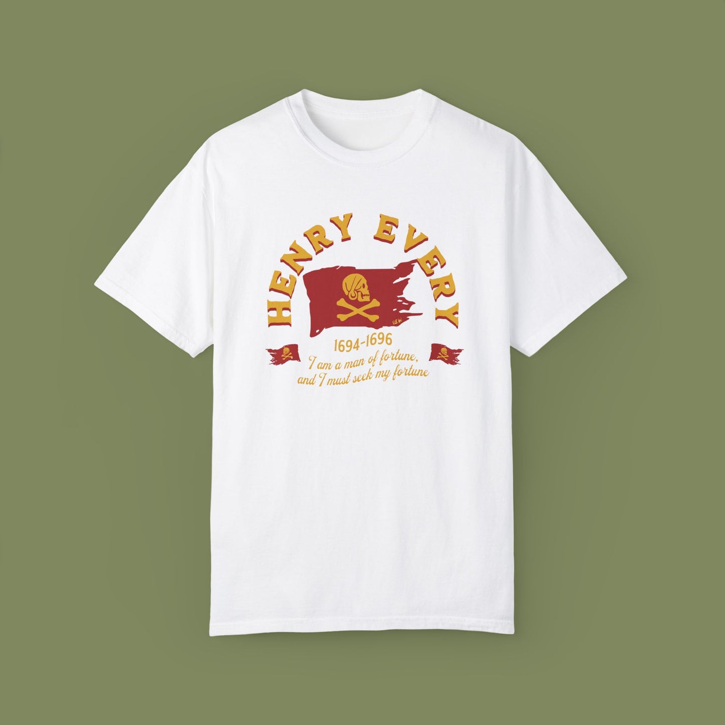 Henry Every Pirate T-shirt by Vint Hill Designs