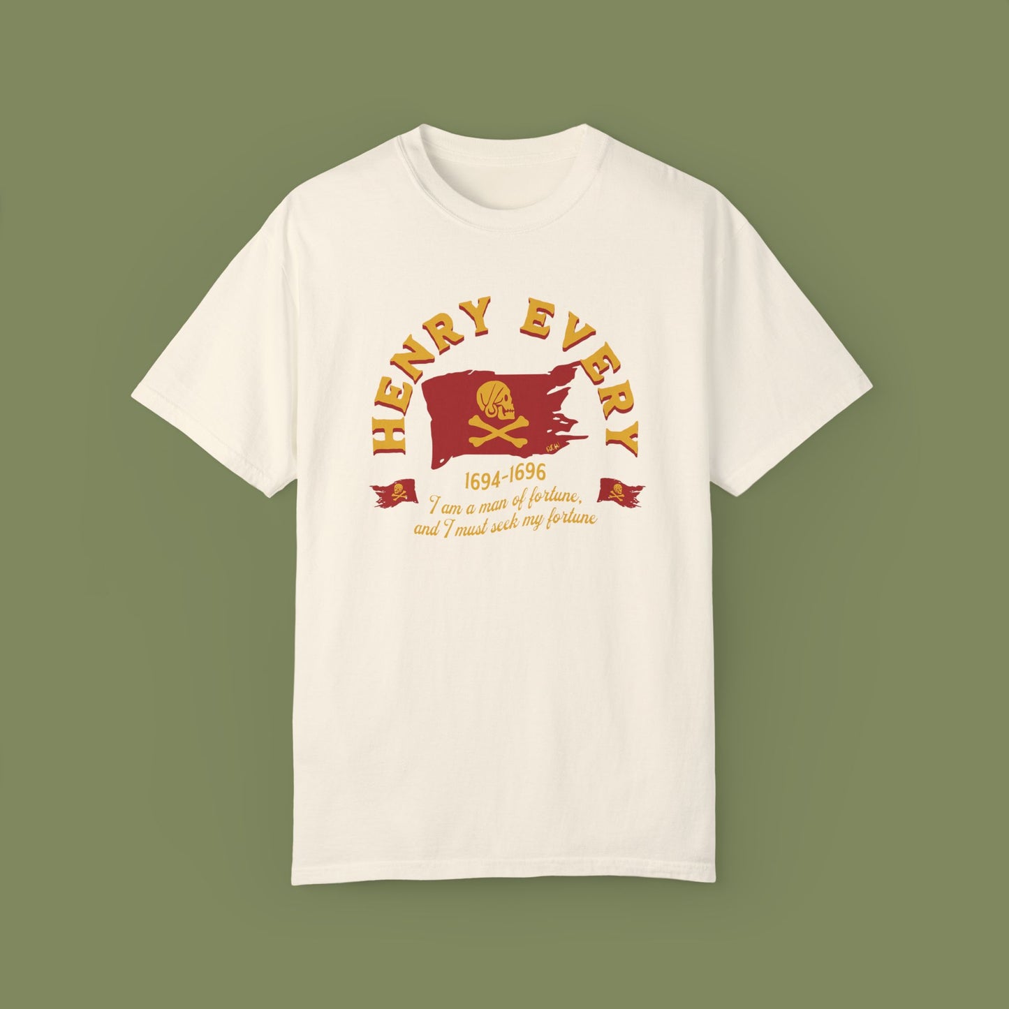 Henry Every Pirate T-shirt by Vint Hill Designs