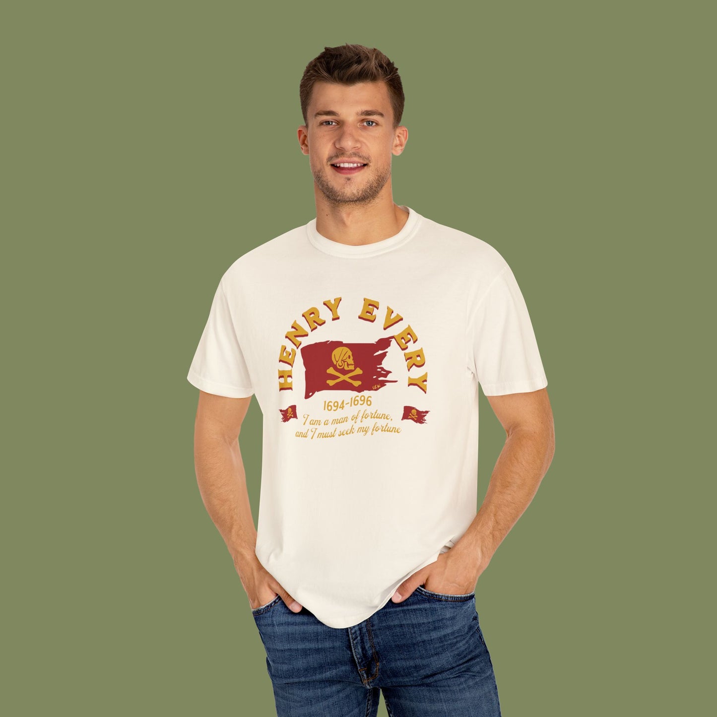 Henry Every Pirate T-shirt by Vint Hill Designs
