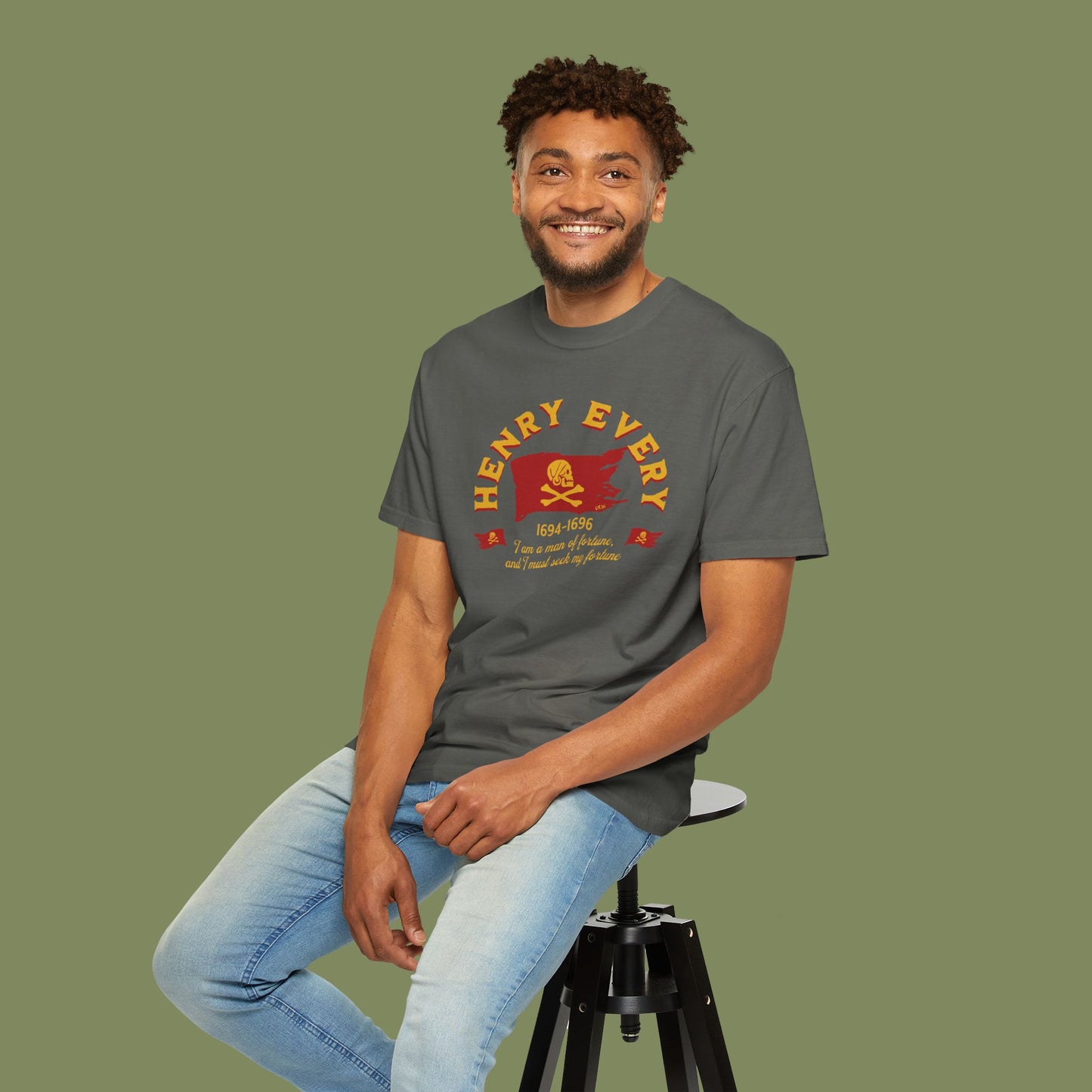 Henry Every Pirate T-shirt by Vint Hill Designs