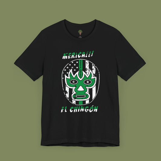 El Chingón Border Patrol Luchador T-Shirt
