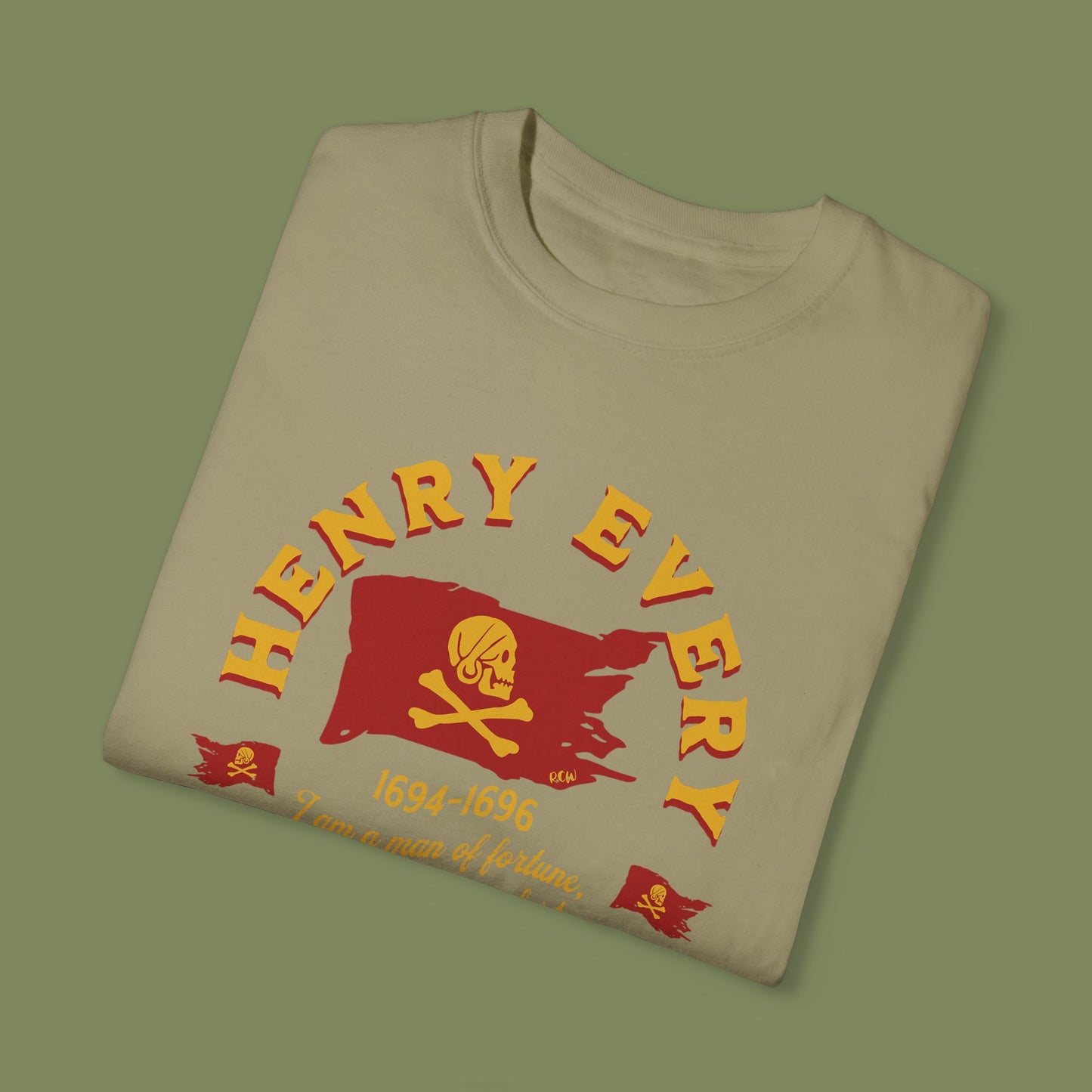 Henry Every Pirate T-shirt by Vint Hill Designs