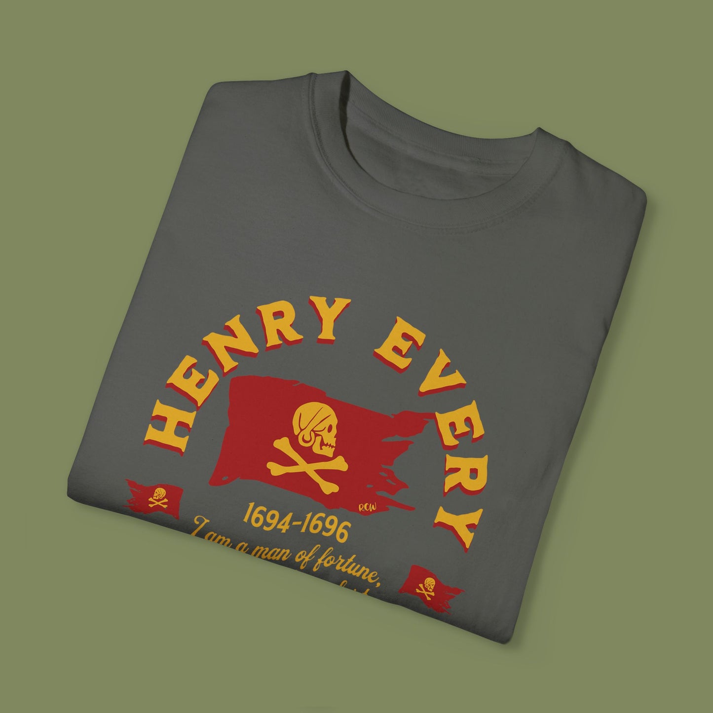 Henry Every Pirate T-shirt by Vint Hill Designs