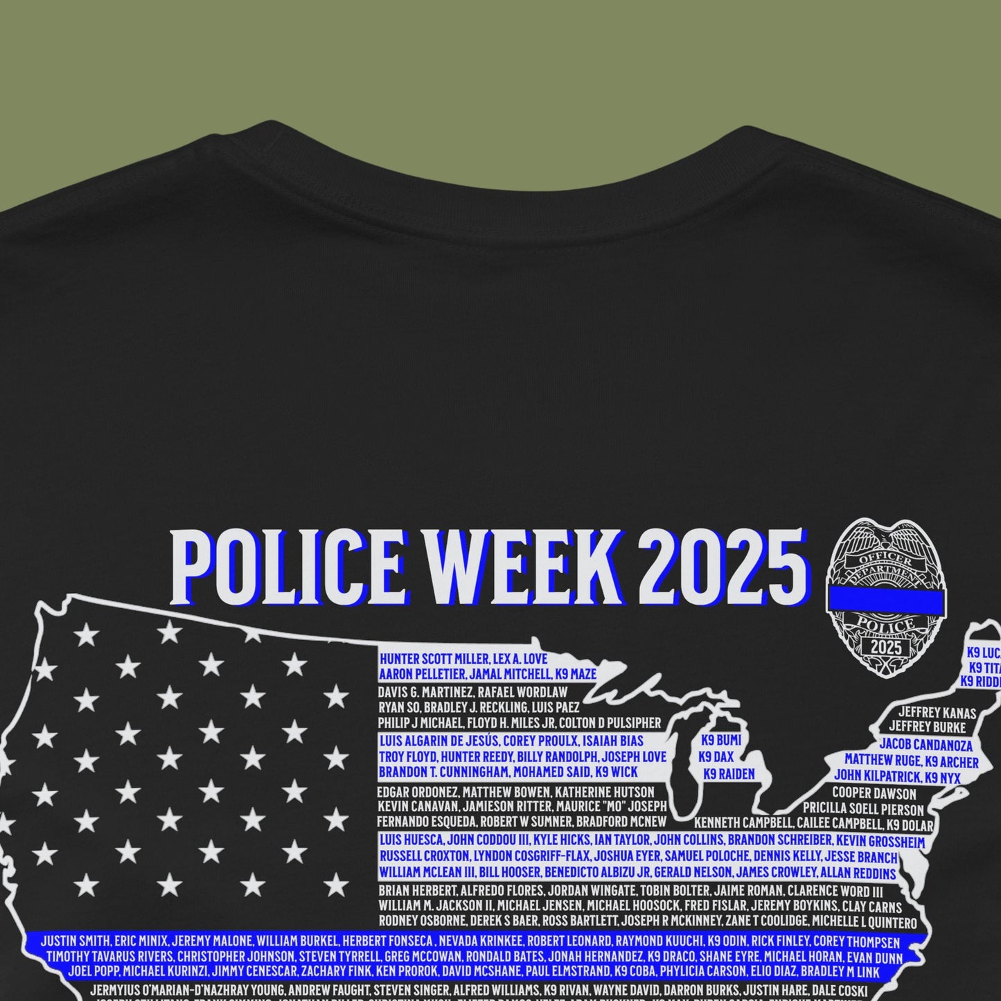 2025 Law Enforcement Valor Memorial Shirt