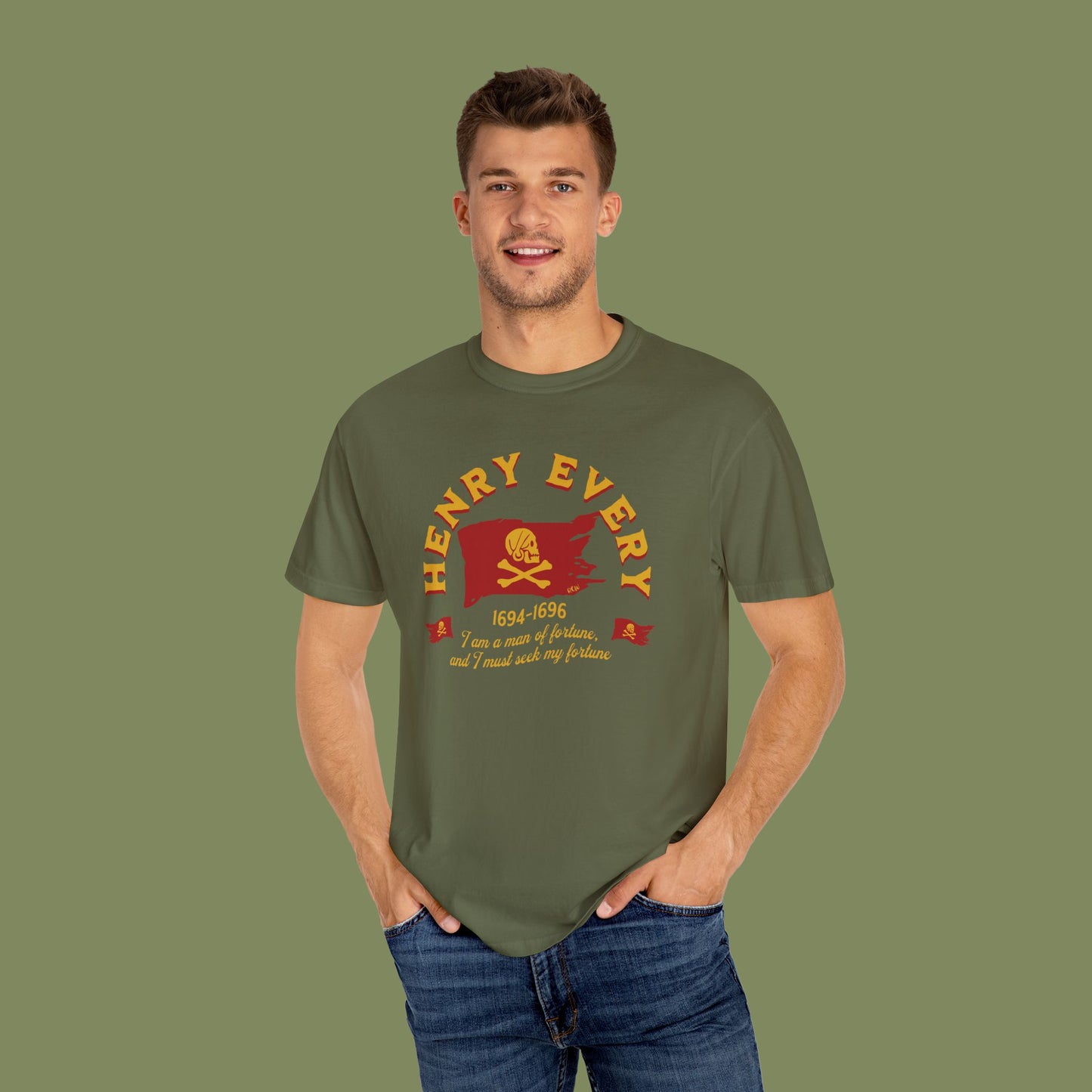 Henry Every Pirate T-shirt by Vint Hill Designs