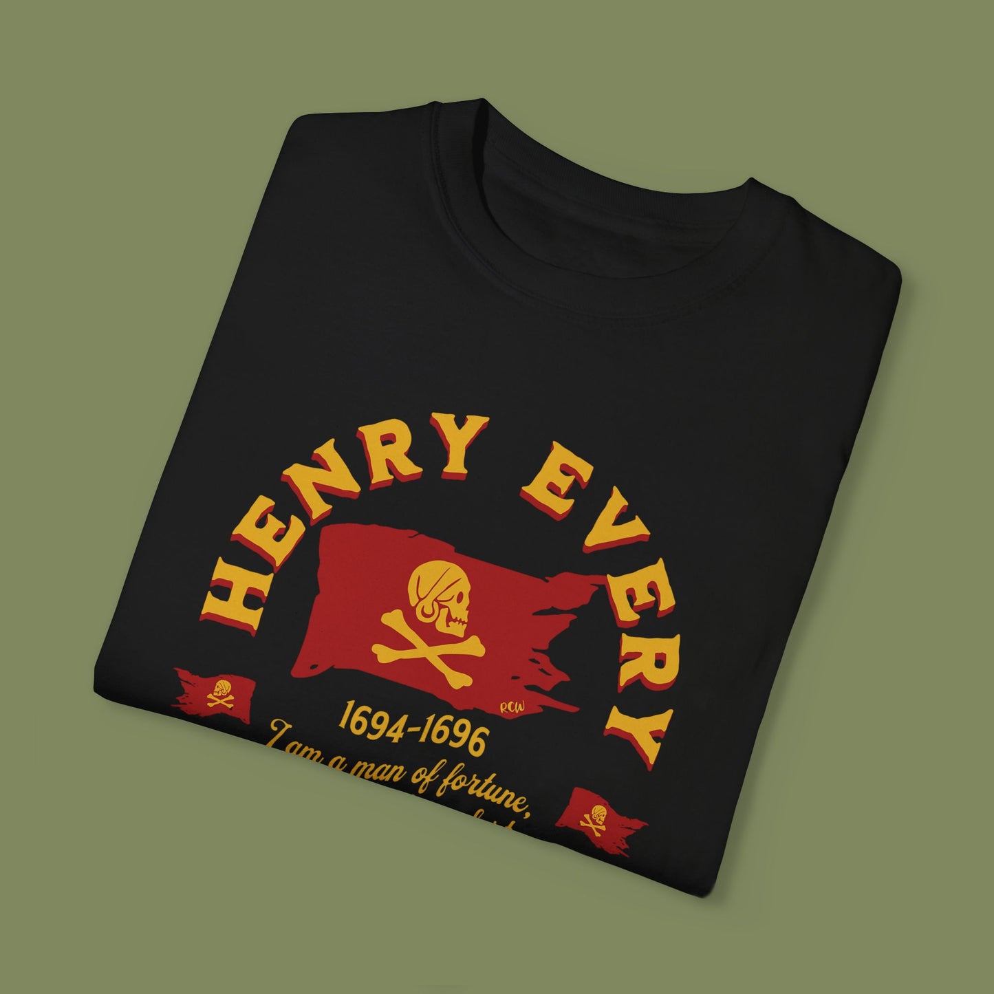 Henry Every Pirate T-shirt by Vint Hill Designs