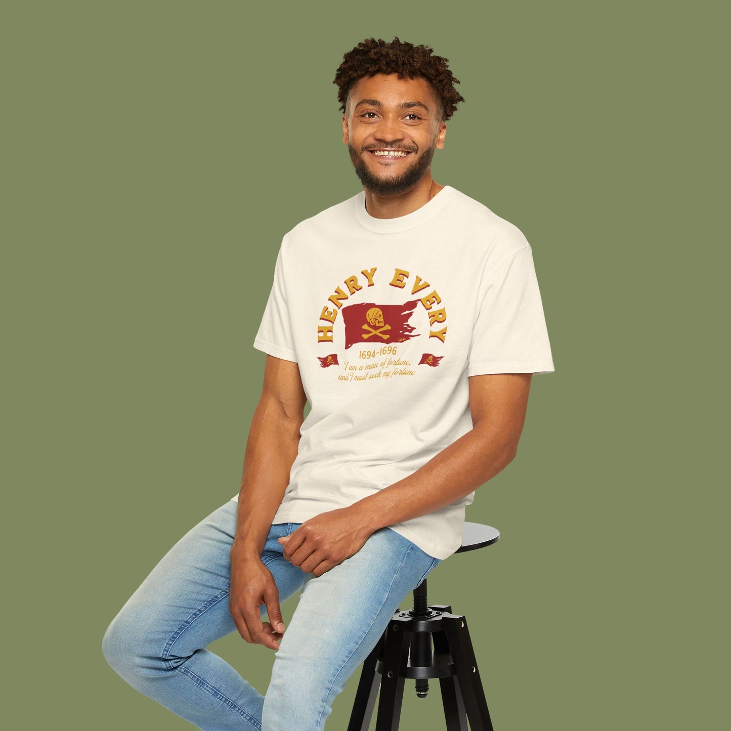 Henry Every Pirate T-shirt by Vint Hill Designs