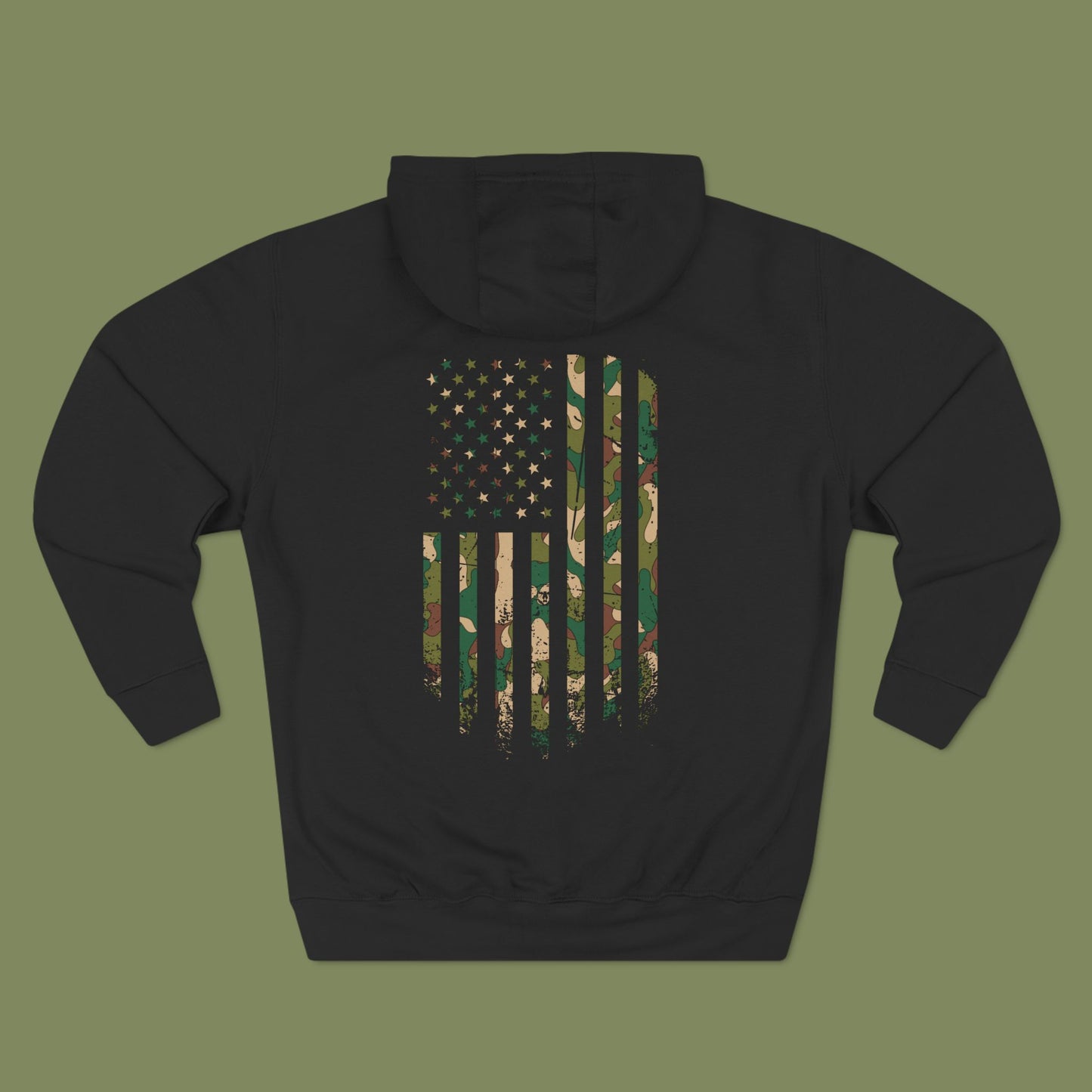Honor First Camo Hoodie by 1924 Outfitters