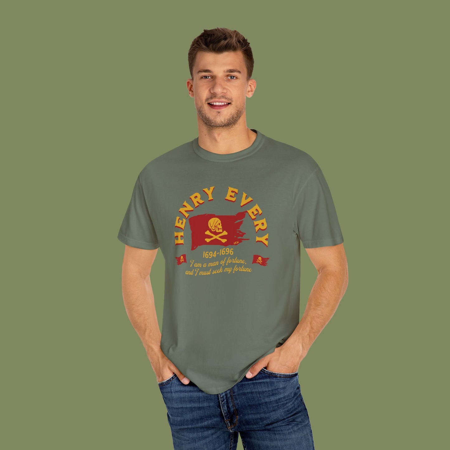 Henry Every Pirate T-shirt by Vint Hill Designs