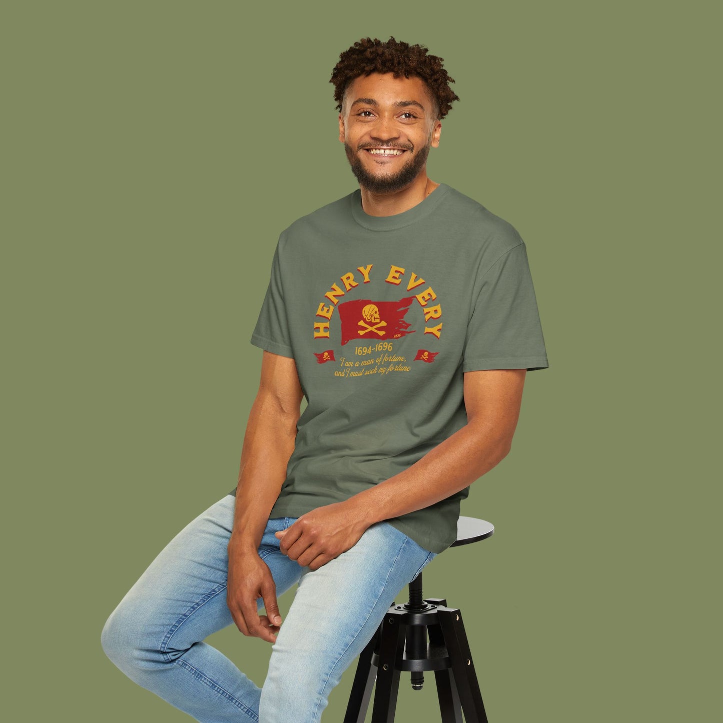 Henry Every Pirate T-shirt by Vint Hill Designs