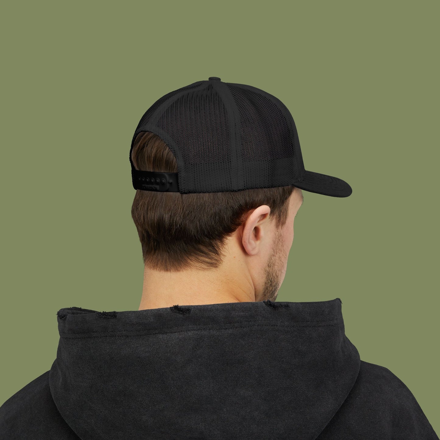 Thin Blue Line Snapback Trucker Cap