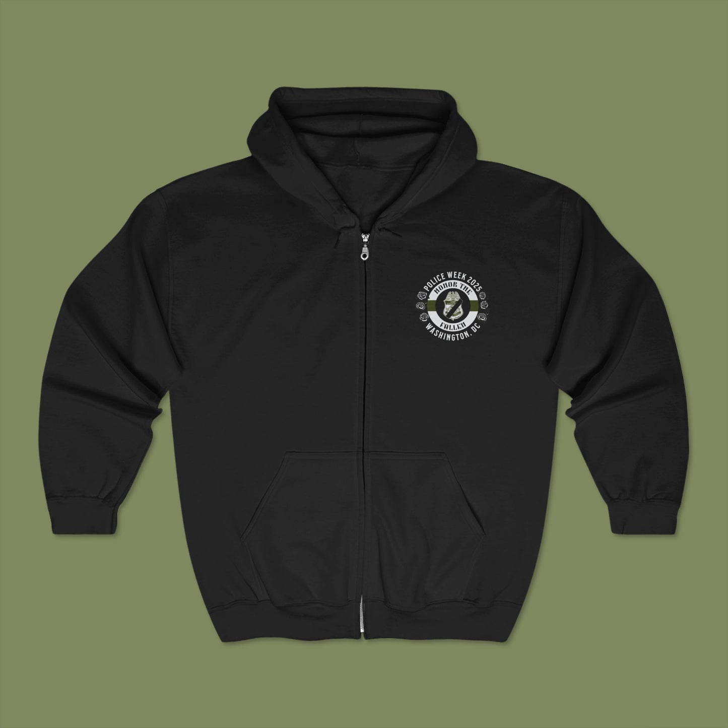 Border Patrol Valor Memorial Zip Hoodie