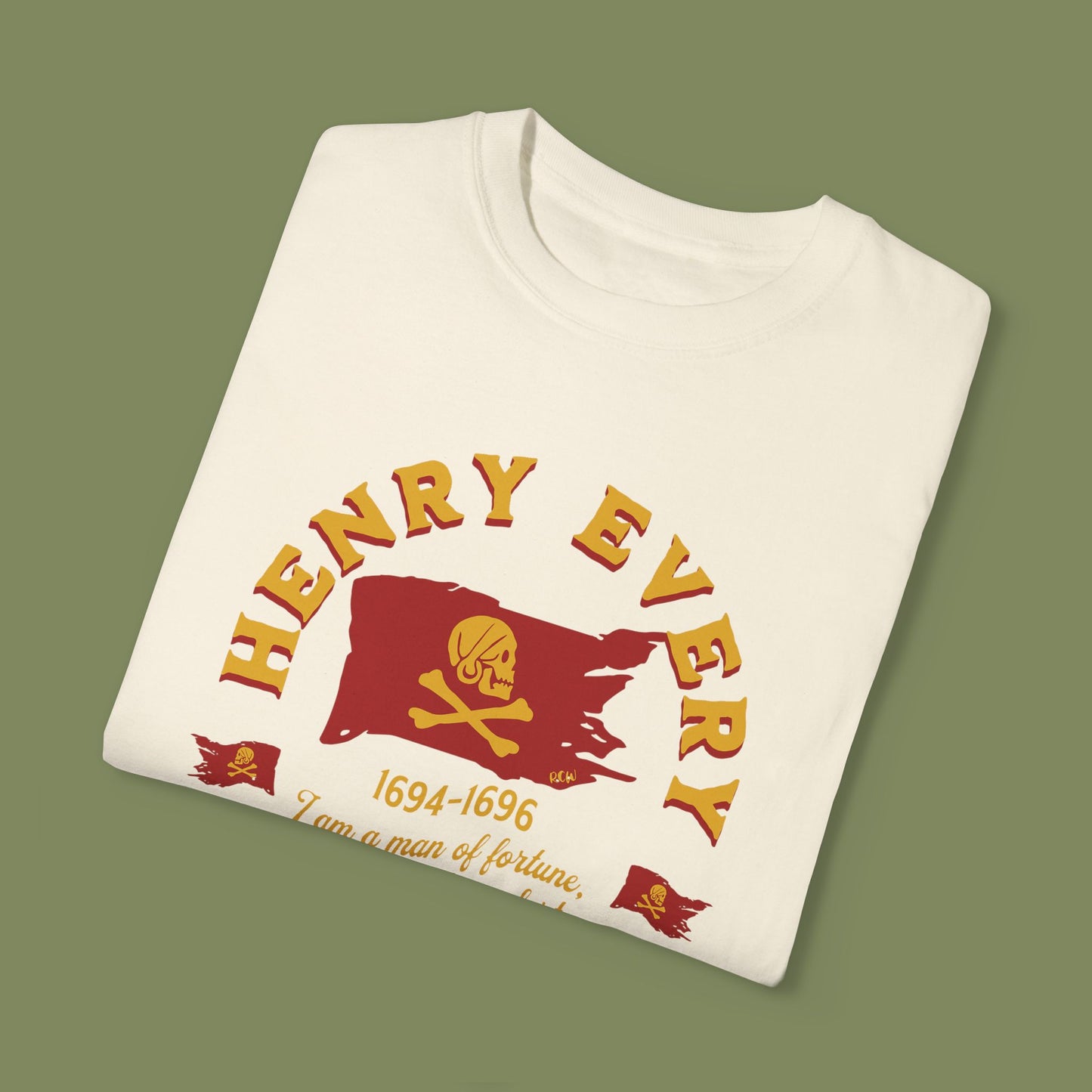 Henry Every Pirate T-shirt by Vint Hill Designs