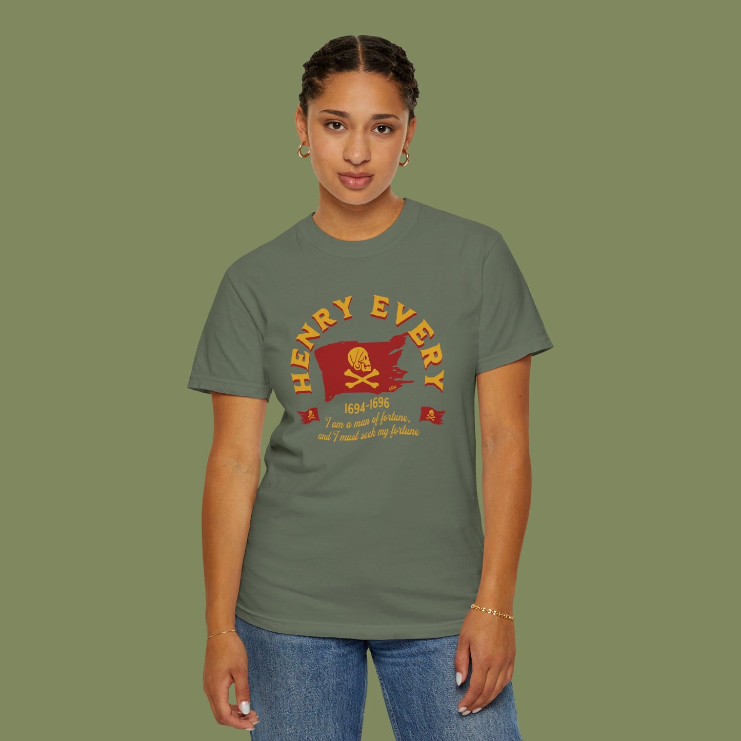 Henry Every Pirate T-shirt by Vint Hill Designs