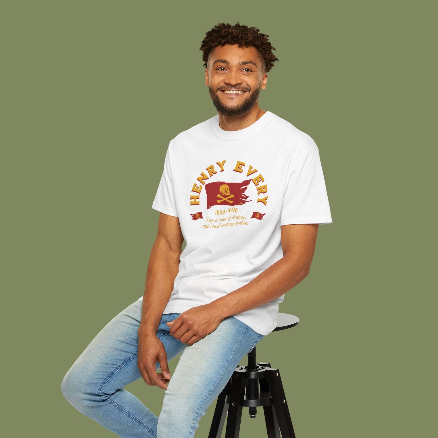 Henry Every Pirate T-shirt by Vint Hill Designs