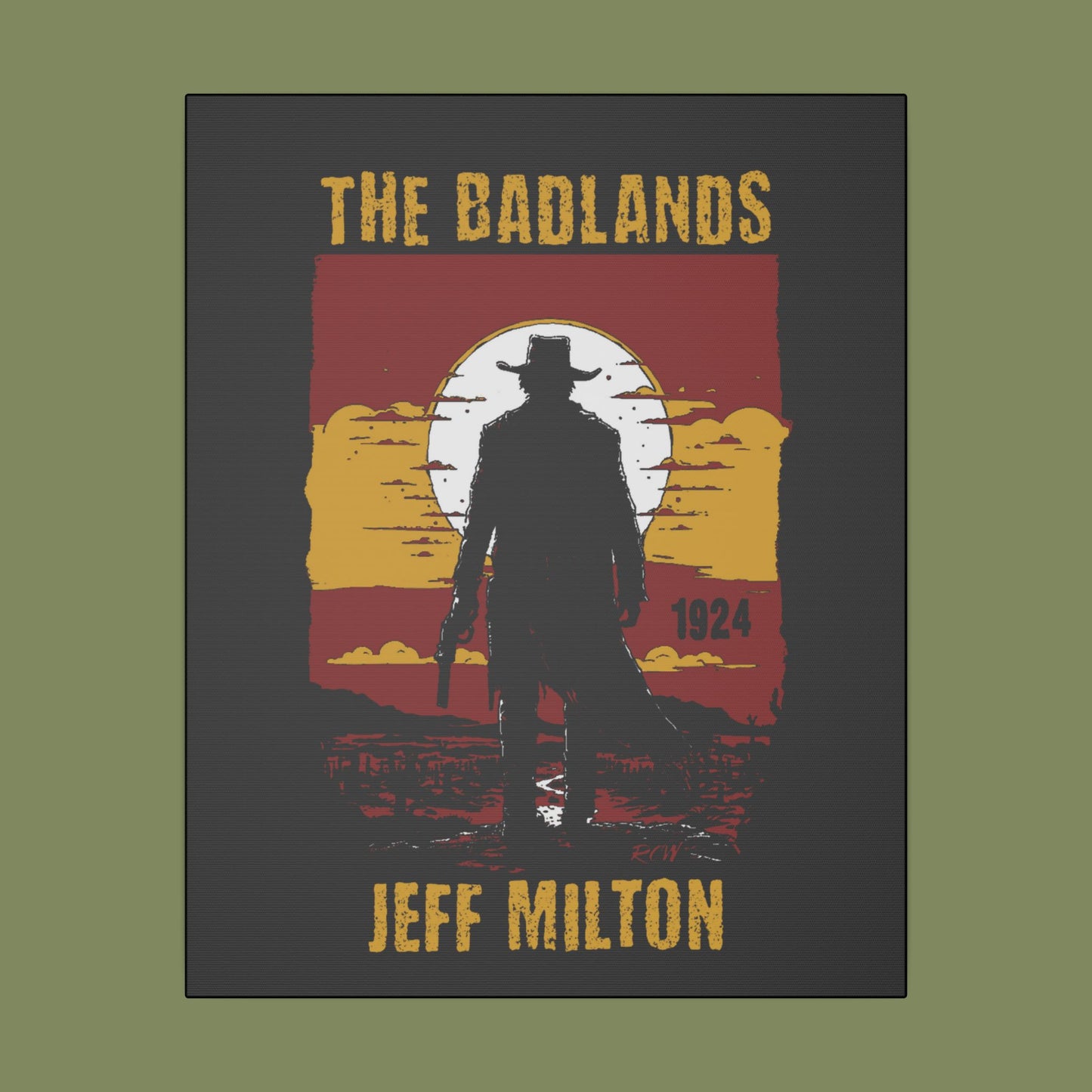 Jeff Milton "The Badlands" Canvas Art