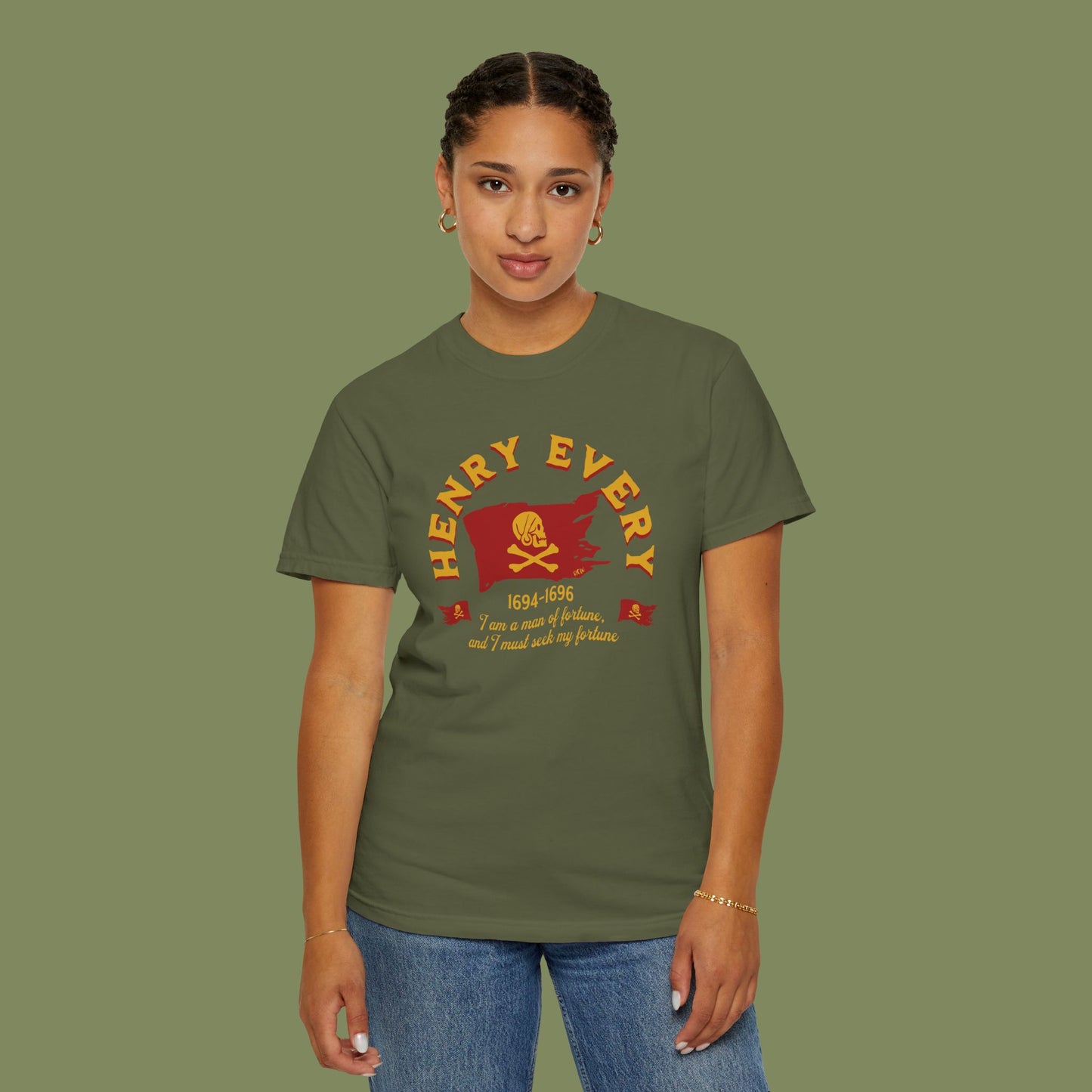 Henry Every Pirate T-shirt by Vint Hill Designs