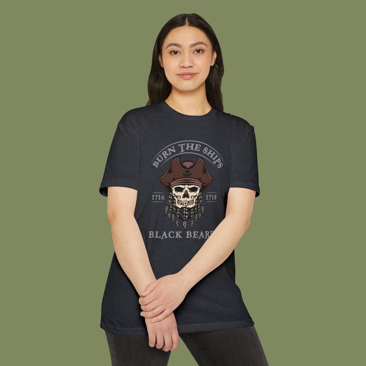 Blackbeard Burn The Ships T-shirt