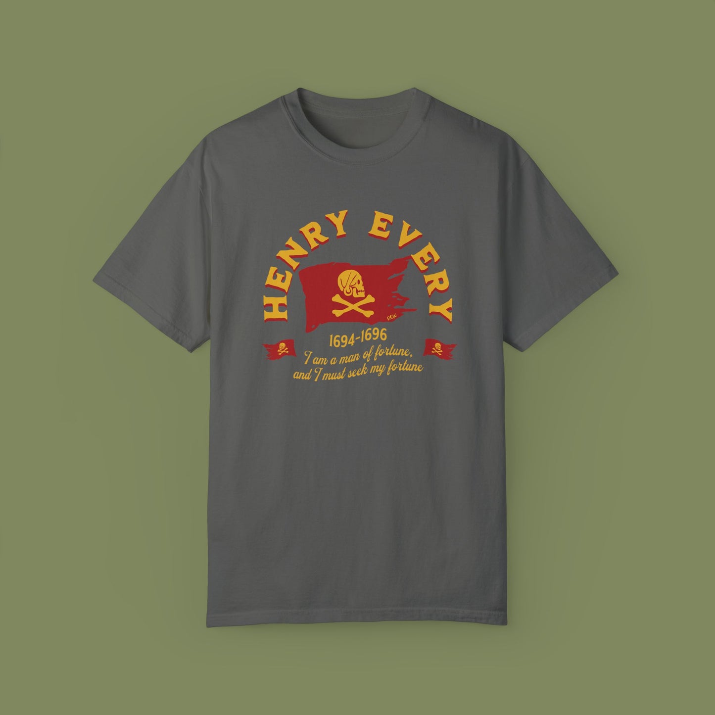 Henry Every Pirate T-shirt by Vint Hill Designs