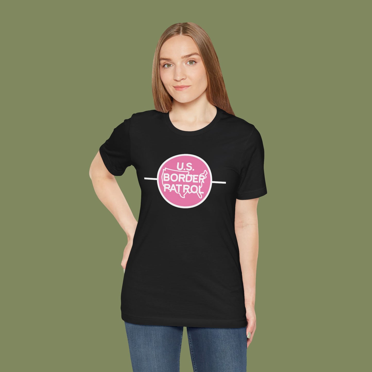 Border Patrol Breast Cancer Awareness Tee