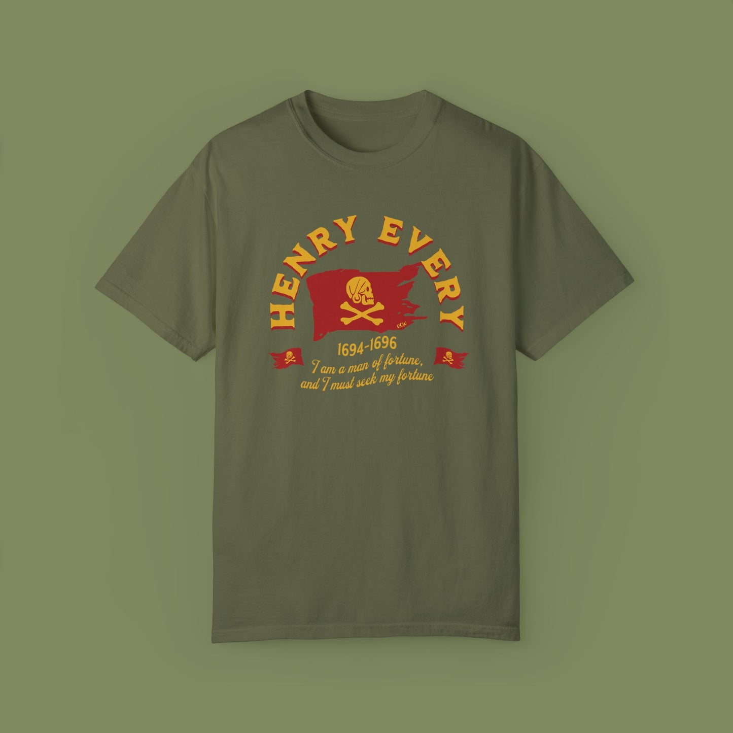 Henry Every Pirate T-shirt by Vint Hill Designs