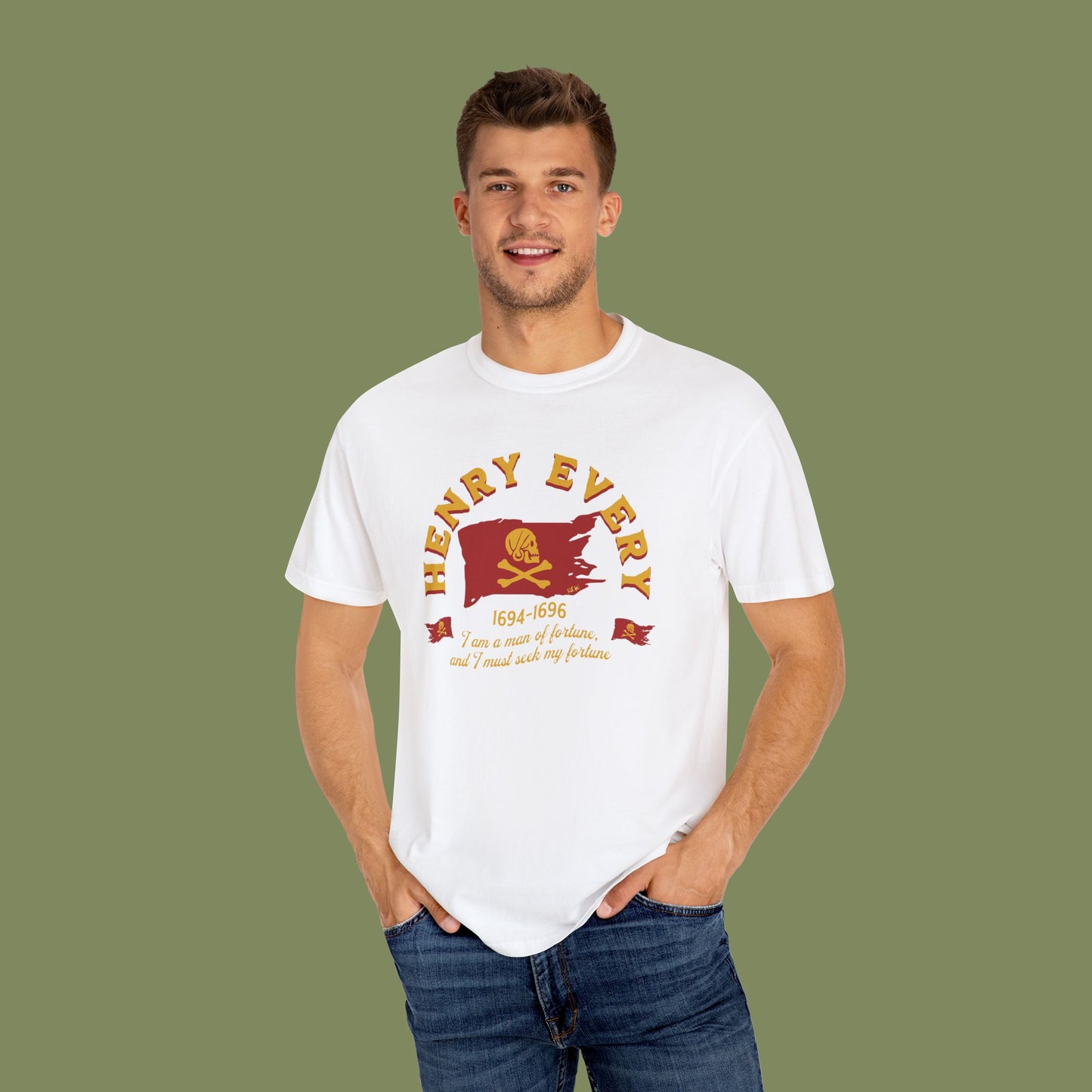 Henry Every Pirate T-shirt by Vint Hill Designs