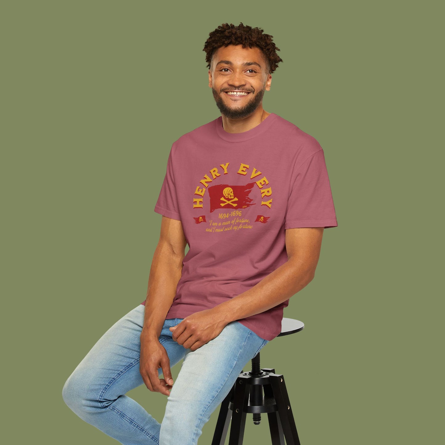 Henry Every Pirate T-shirt by Vint Hill Designs