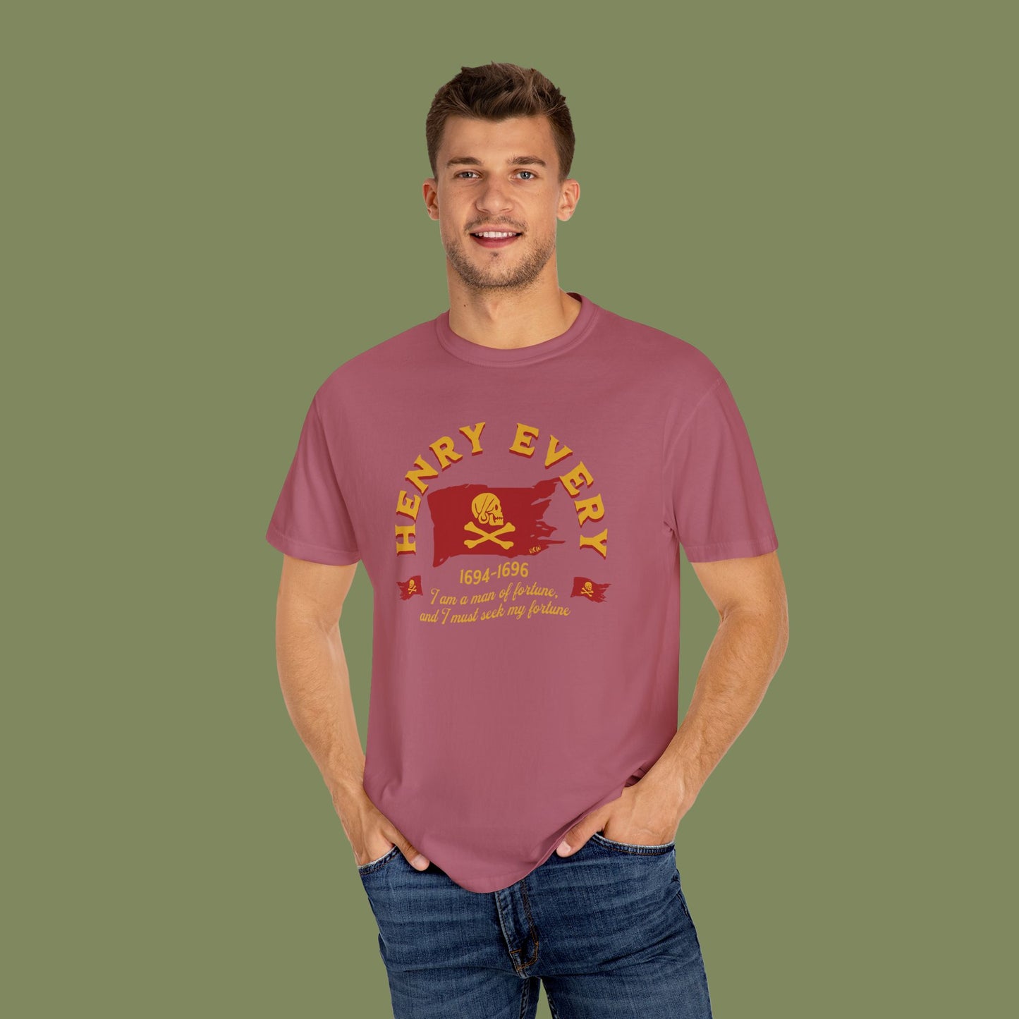 Henry Every Pirate T-shirt by Vint Hill Designs