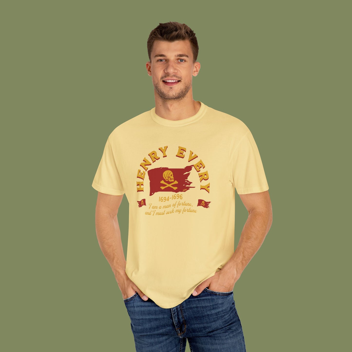 Henry Every Pirate T-shirt by Vint Hill Designs