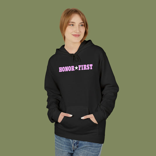 Honor First Breast Cancer Awareness Hoodie